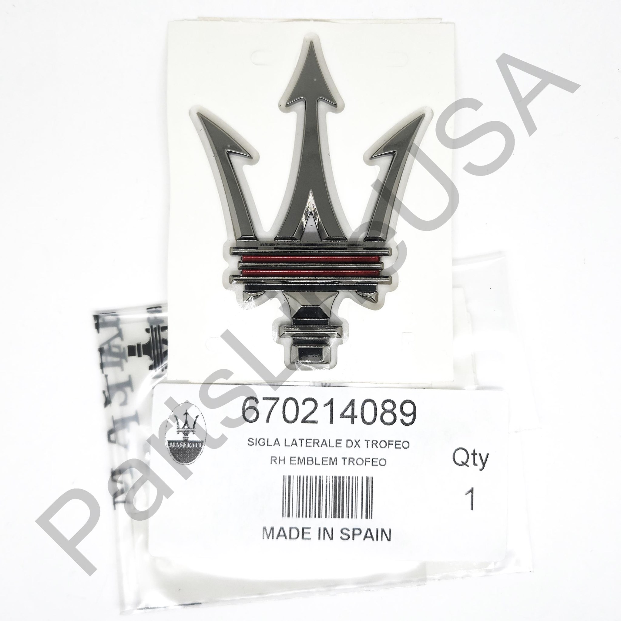 Adesivo Portabagagli In ABS Per Maserati Ghibli Levante Quattroporte MC20, Emblema Auto Resistente A UV E Acqua, Installazione Facile