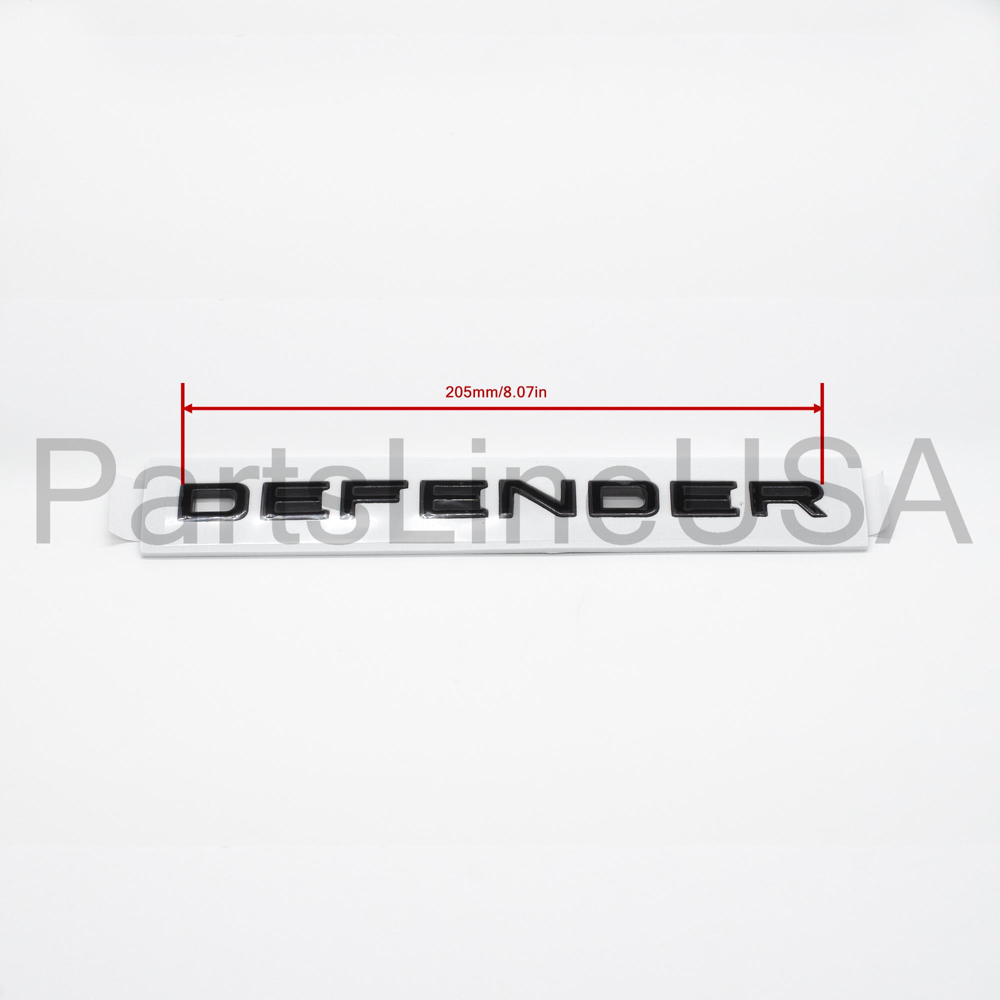 For Land Rover Defender Liftgate Rear Door Letters Badge Name Plate ...