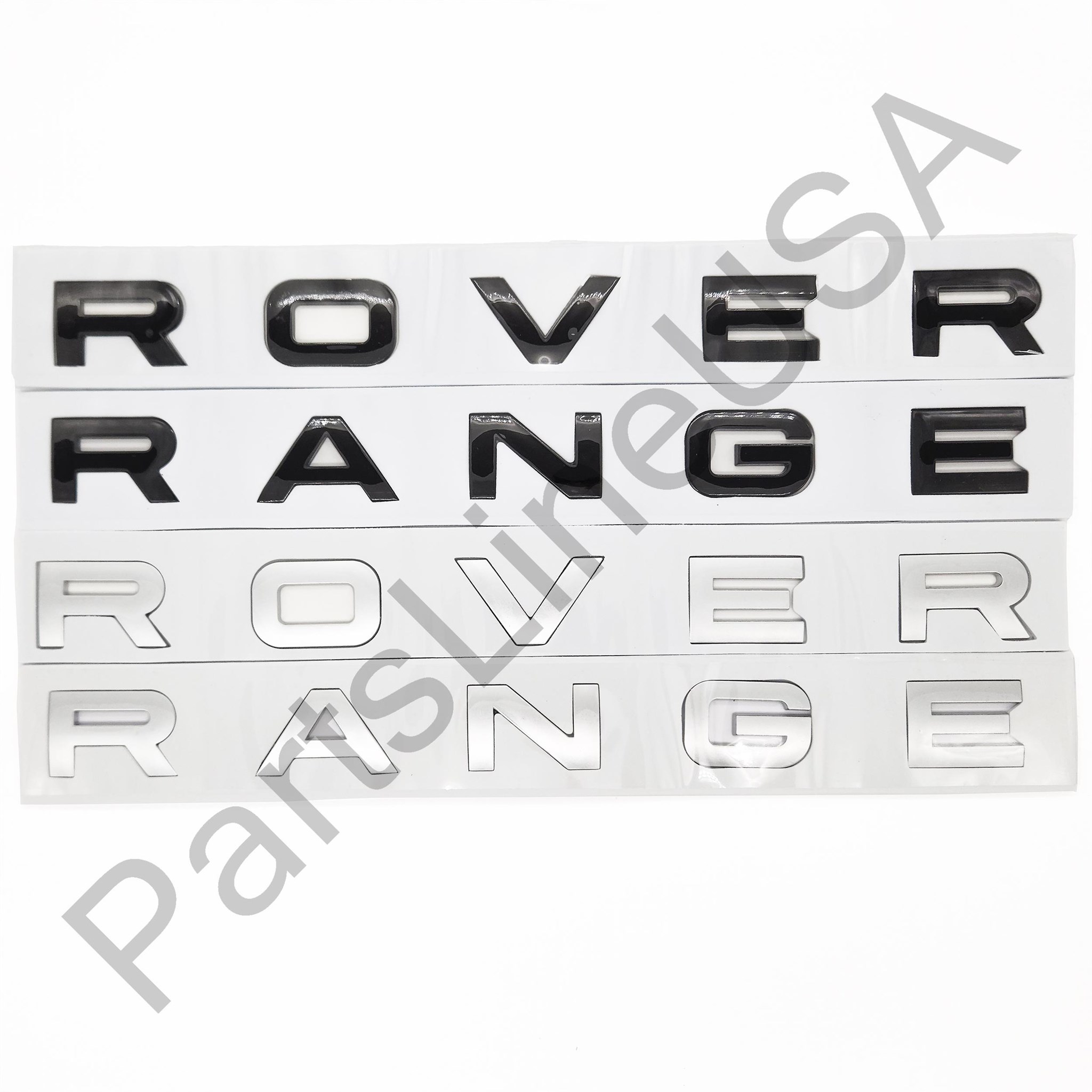 Range Rover Front Lettering For Range Rover 3D Raised Hood Front Letters or Tailgate Rear Letters ...