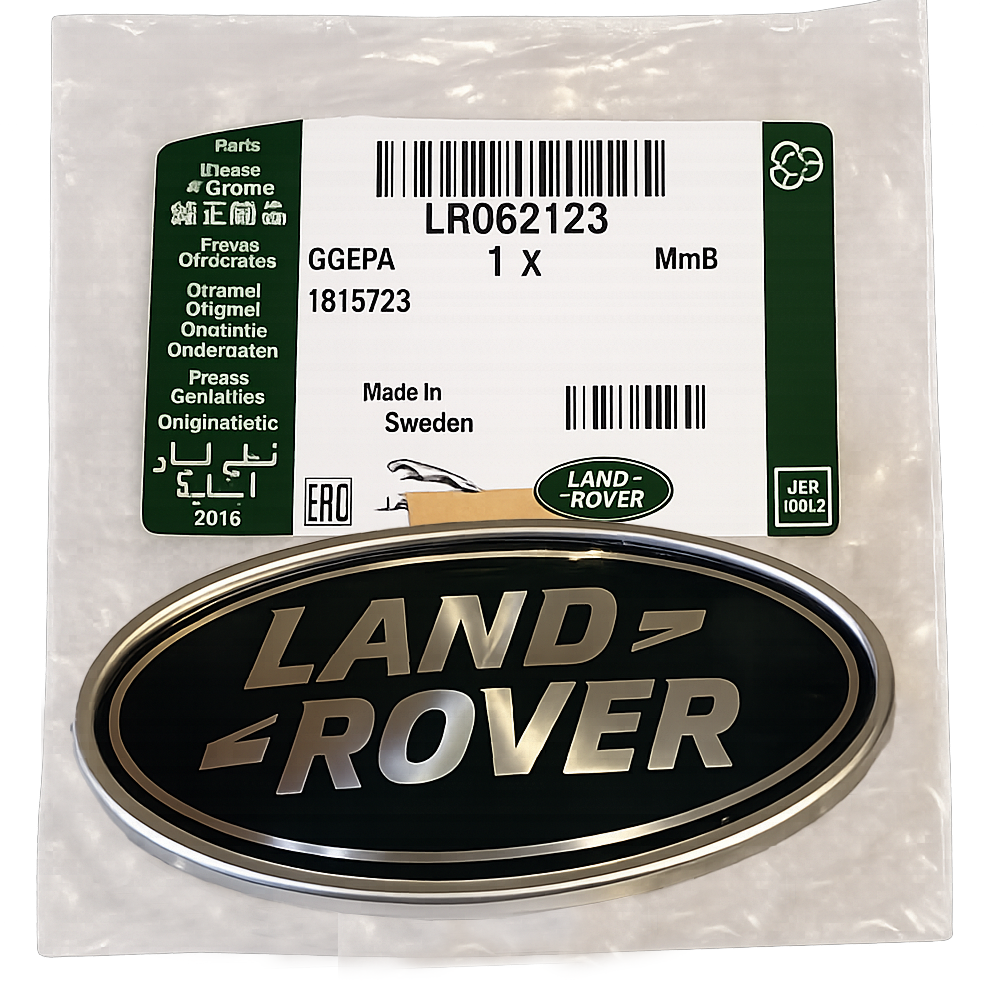 Picture of Genuine Land Rover Rear Trunk Emblem Name Plate Nameplate Hatch LR062123